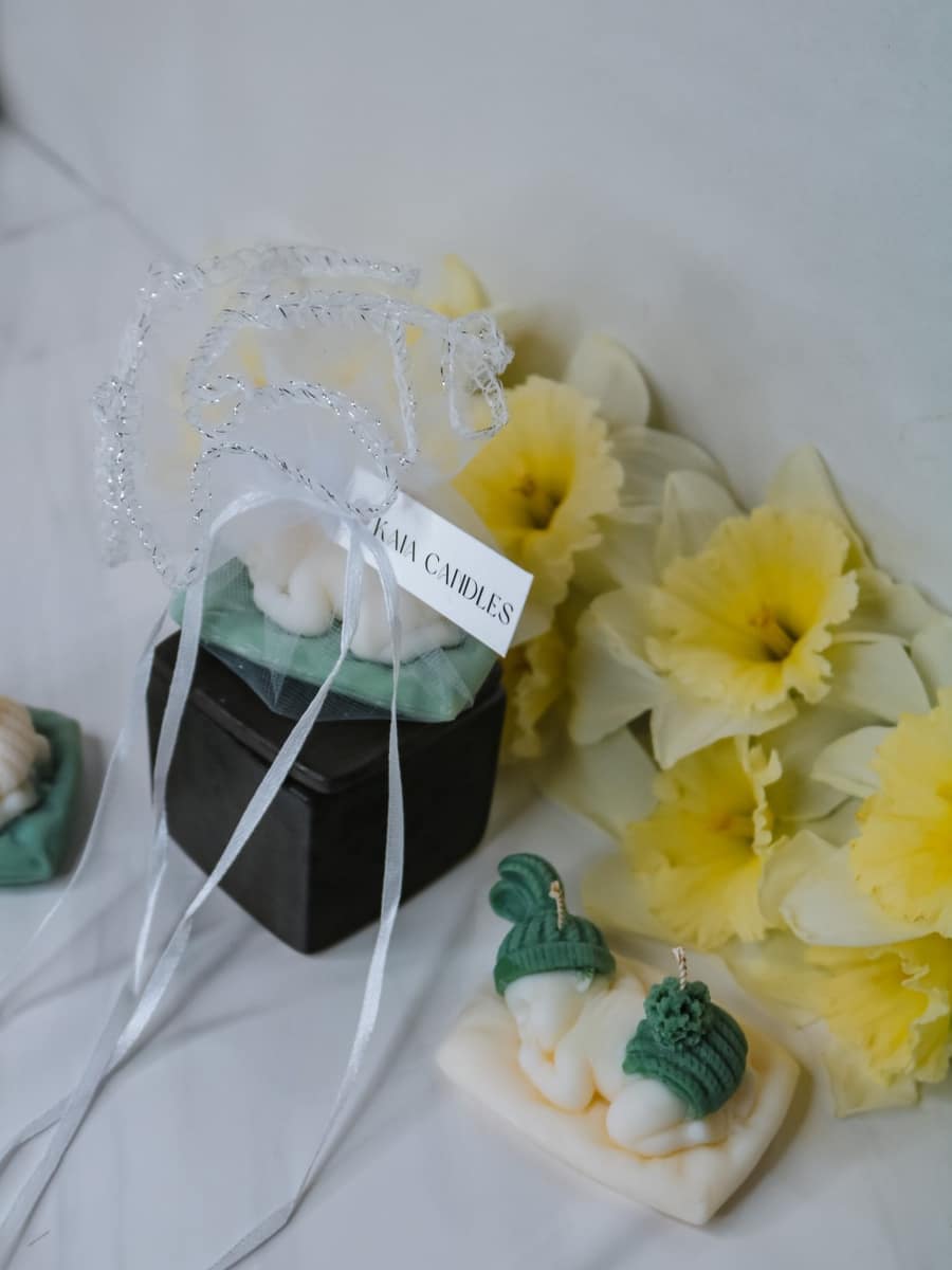 Marturii Botez lumanare BABY - saculet & eticheta - imagine 7